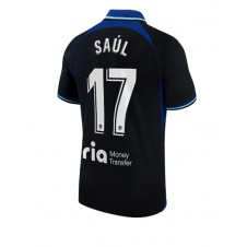 Atletico Madrid Saul Niguez #17 Bortatröja 2022-23 Korta ärmar